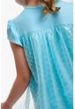 Pijama De La Sirenita Con Tull Azul Para Niña 4 de Disney