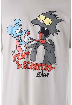 Camiseta De Los Simpson Regular Fit Para Hombre L