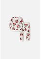 Conjunto Minnie Mouse Con Pantalón Largo Marfil Para Bebé Niña 9-12 de Disney