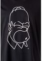 Pijama De Los Simpson Negra Y Amarilla Con Pantalón Corto Para Hombre S de Disney
