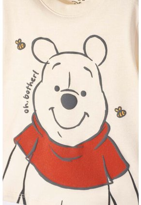 Conjunto Winnie The Pooh Caqui Y Gris Para Bebé Niño 6-9