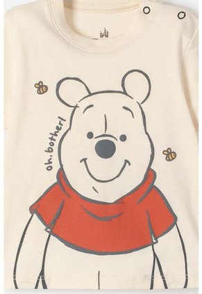 Conjunto Winnie The Pooh Caqui Y Gris Para Bebé Niño 6-9