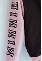 Chaqueta De Minnie Mouse Negra Y Rosada Impermeable Para Niña 10 de Disney