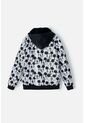 Buzo De  Mickey Mouse Con Capucha Negro, Blanco Y Rojo Para Niña 10 de Disney