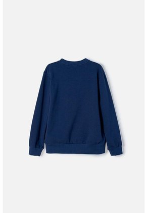 Buzo De Blancanieves Azul Estampado En Frente Para Niña 4