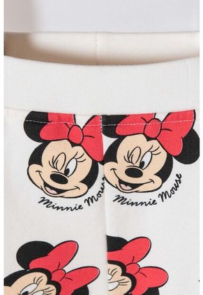 Conjunto Minnie Mouse Con Pantalón Largo Marfil Para Bebé Niña 9-12