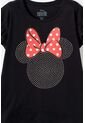 Camiseta De Minnie Mouse Manga Corta Negra Para Niña 12 de Disney