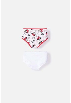 Pack X2 Panties De Minnie Mouse Multicolor Para Niña 2T A 5T 2T