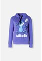 Buzo De Stitch Azul Hortensia Con Capucha Para Mujer M de Disney