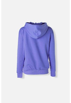 Buzo De Stitch Azul Hortensia Con Capucha Para Mujer M