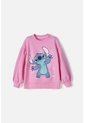 Buzo De Lilo Y Stitch Rosado De Cuello Redondo Para Niña 4 de Disney