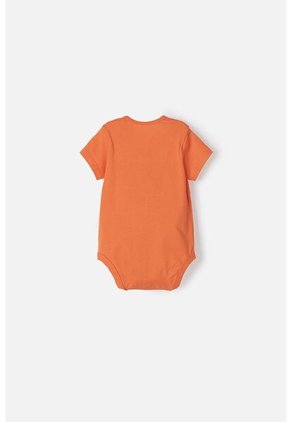 Body De Mickey Mouse Naranja Manga Corta Para Bebé Niño 12-18