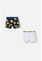 Pack X2 Boxer De Los Simpsons Multicolor Para Niño 8 de Disney