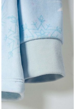 Pijama De Frozen Pantalón Largo Azul Para Niña 2T A 6T 3T