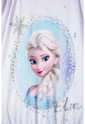 Vestido De Frozen Con Tull Blanco Y Azul Para Niña 10