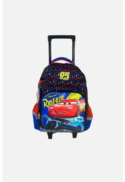 Morral Trolley 16,5 Premium Azul/rojo De Cars Para Niño U