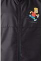 Chaqueta De Los Simpson Con Cierre Y Capucha Negro Para Hombre L de Disney
