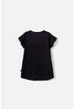 Camiseta De Minnie Mouse Manga Corta Negra Para Niña 12 de Disney