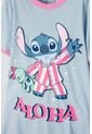 Pijama De Stitch Azul Tipo Batola Para Niña 10 de Disney