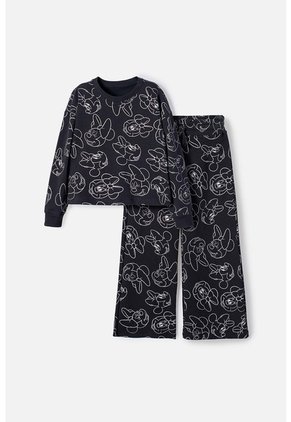 Conjunto De Minnie Mouse Negro Para Niña 6