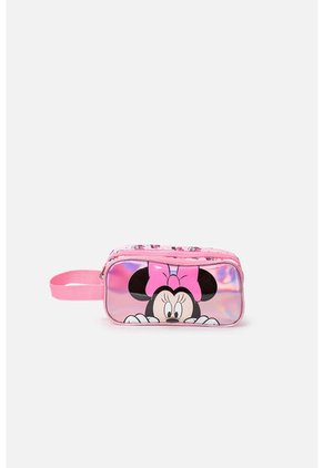 Cartuchera De Minnie Mouse 16.5" Rosado Para Niña U