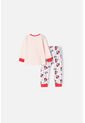 Pijama De Minnie Mouse Estampado Rosado Para Bebé Niña 6-9 de Disney