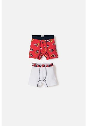 Pack X2 Boxer De Mickey Mouse Multicolor Para Niño 2T A 6T 4T