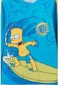 Camiseta De Baño Simpsons Manga Larga Amarillo Y Azul Para Niño 6 de Disney