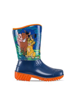 Botas Lluvia Mufa Rey Leon Azul Naranja Dis Azul-Nar Para Niño Disney
