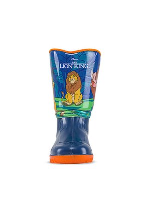 Botas Lluvia Mufa Rey Leon Azul Naranja Dis Azul-Nar Para Niño Disney