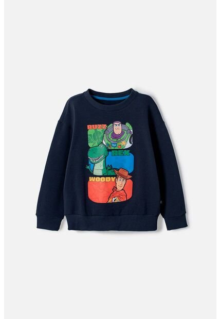 Buzo De Toy Story Cerrado Azul Oscuro Para Niño 4