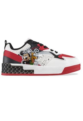 Tenis Con Luces Mickey Alutor Rojo Disney Para Niño