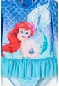 Vestido De Baño De La Sirenita Manga Larga Multicolor Para Niña 2T A 5T 3T de Disney