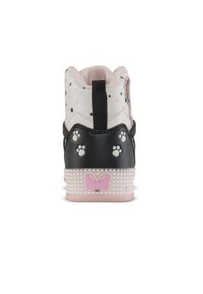 Tenis Con Luces Minnie Dilar Negro-Rosa Disney Para Niño