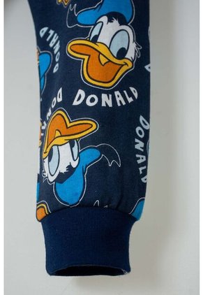 Pijama Pato Donald Con Pantalón Largo Azul Para Bebé Niño 18-24