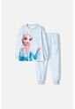 Pijama De Frozen Pantalón Largo Azul Para Niña 2T A 6T 3T de Disney