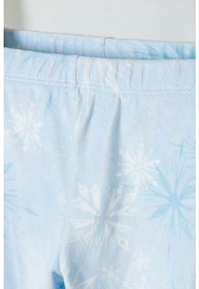 Pijama De Frozen Pantalón Largo Azul Para Niña 2T A 6T 3T