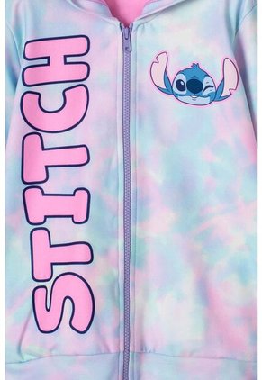 Buzo De Stitch Abierto Multicolor Para Niña 6