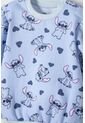Conjunto De Stitch Pantalón Largo Azul Cielo Para Bebé Niña 9-12 de Disney
