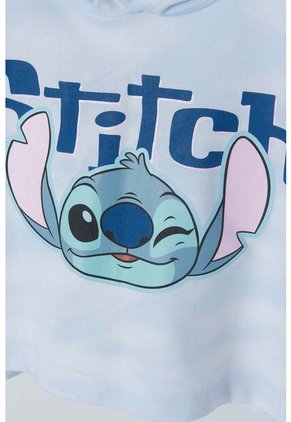 Conjunto De Lilo Y Stitch Azul De Pantalón Largo Para Niña 8