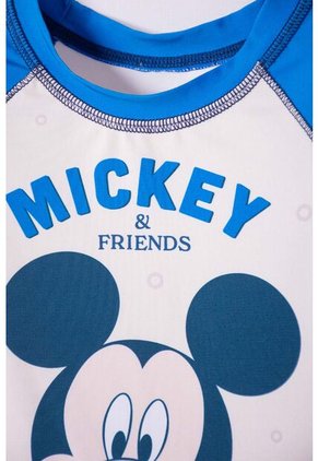 Conjunto De Baño De Mickey Mouse Azul Manga Larga Para Niño 2T A 5T 4T