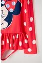 Vestido De Baño De Minnie Mouse Rojo Manga Larga Para Niña 2T A 5T 4T de Disney