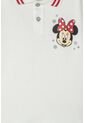 Polo De Minnie Mouse Marfil Con Botones Para Niña 8 de Disney