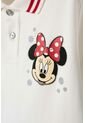 Polo De Minnie Mouse Marfil Con Botones Para Niña 8 de Disney
