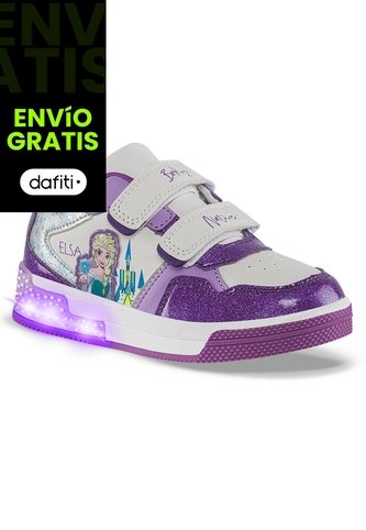 Tenis Luces Elsa Circue Mora Disney Para Niña Disney