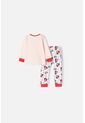 Pijama De Minnie Mouse Estampado Rosado Para Bebé Niña 12-18 de Disney