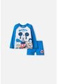 Conjunto De Baño De Mickey Mouse Azul Manga Larga Para Niño 2T A 5T 4T de Disney