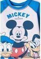 Conjunto De Baño De Mickey Mouse Azul Manga Larga Para Niño 2T A 5T 4T de Disney