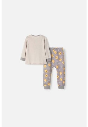 Pijama De Winnie The Pooh Multicolor Para Bebé Niño 6-9