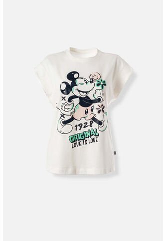 Camiseta De Mickey Mouse Relax Fit Para Mujer XS Disney